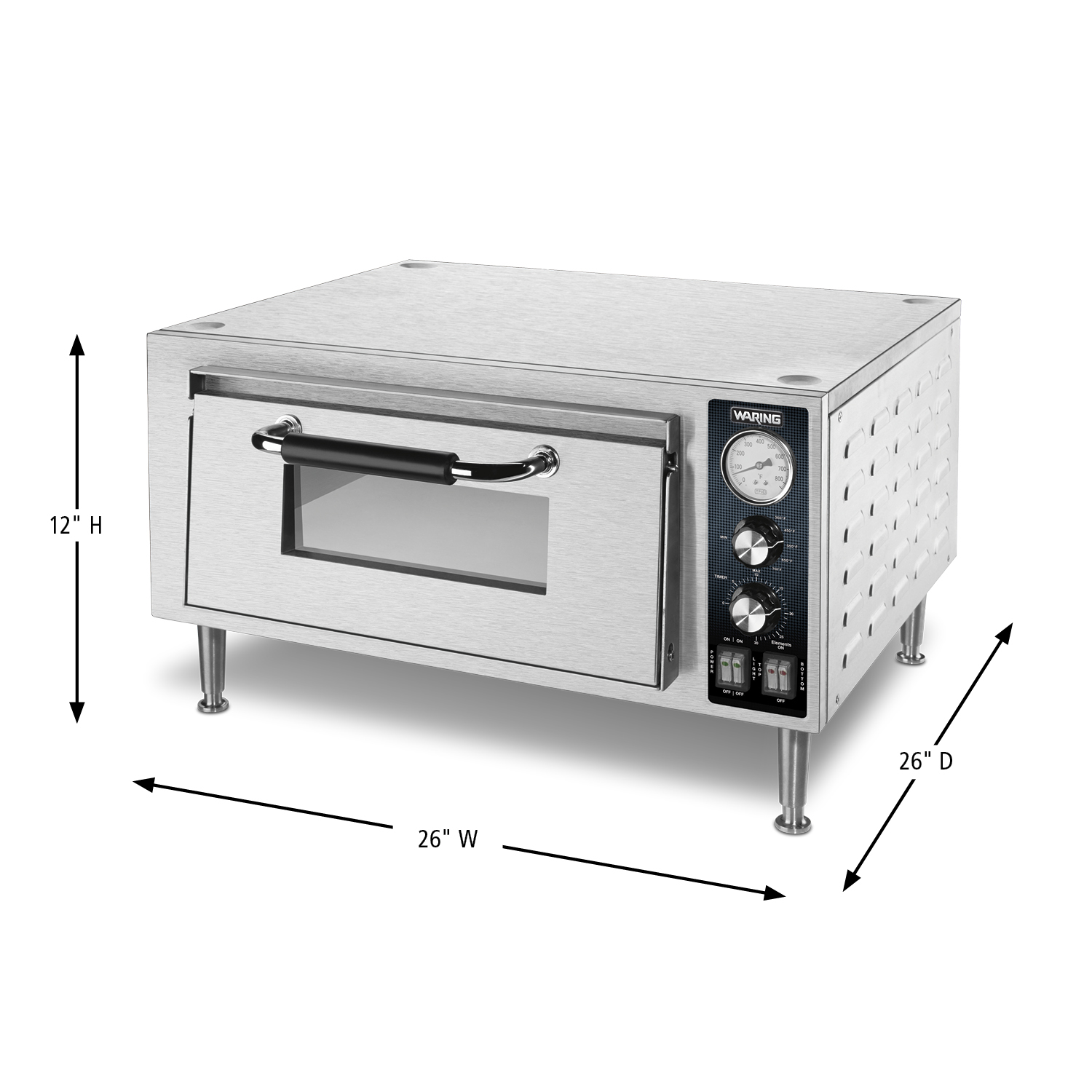 Single-Deck Pizza Oven | Heavy-Duty | Waring Single-Deck Pizza Oven | Heavy-Duty | Waring